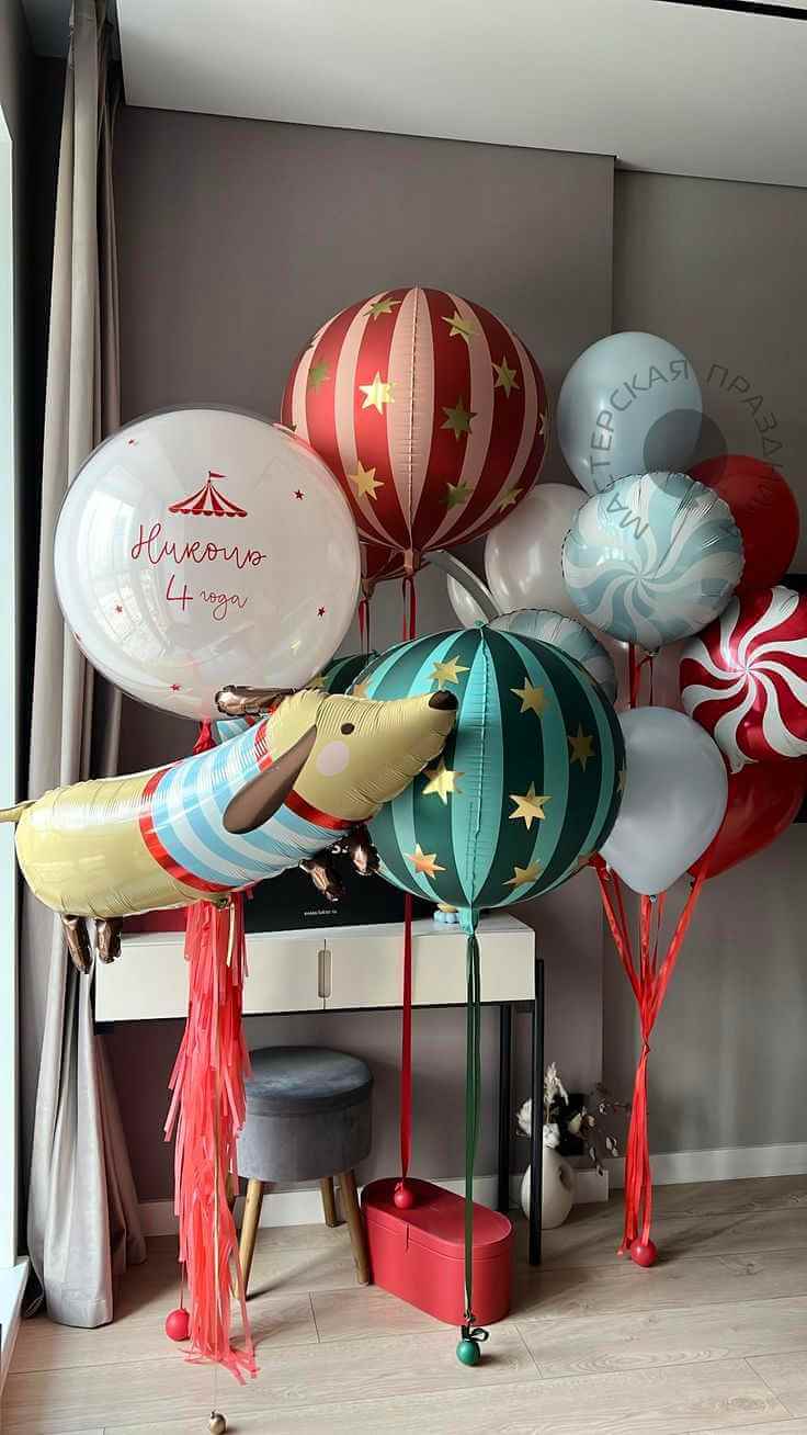 Воздушные шары и декор на детском мероприятии