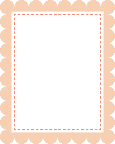 Декоративная рамка вокруг фото клиента Kidzz