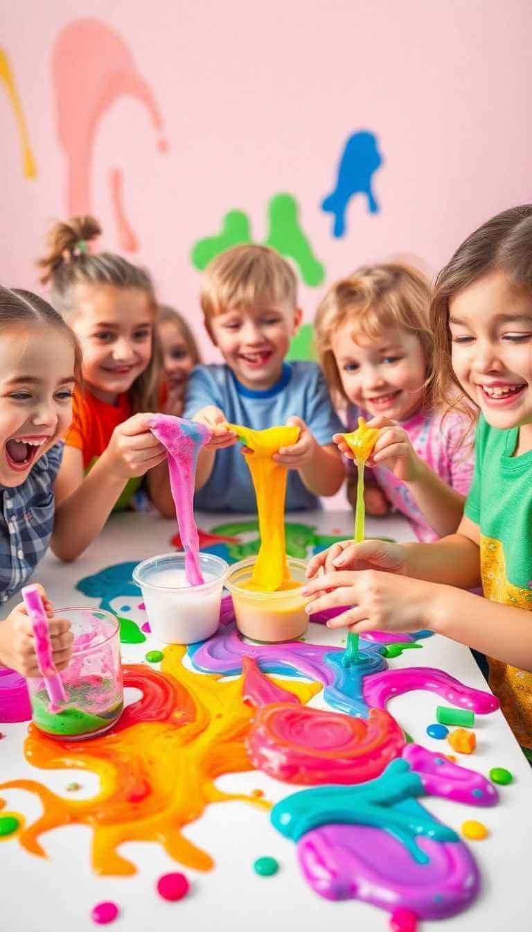 Мастер-класс для детей с красочными материалами